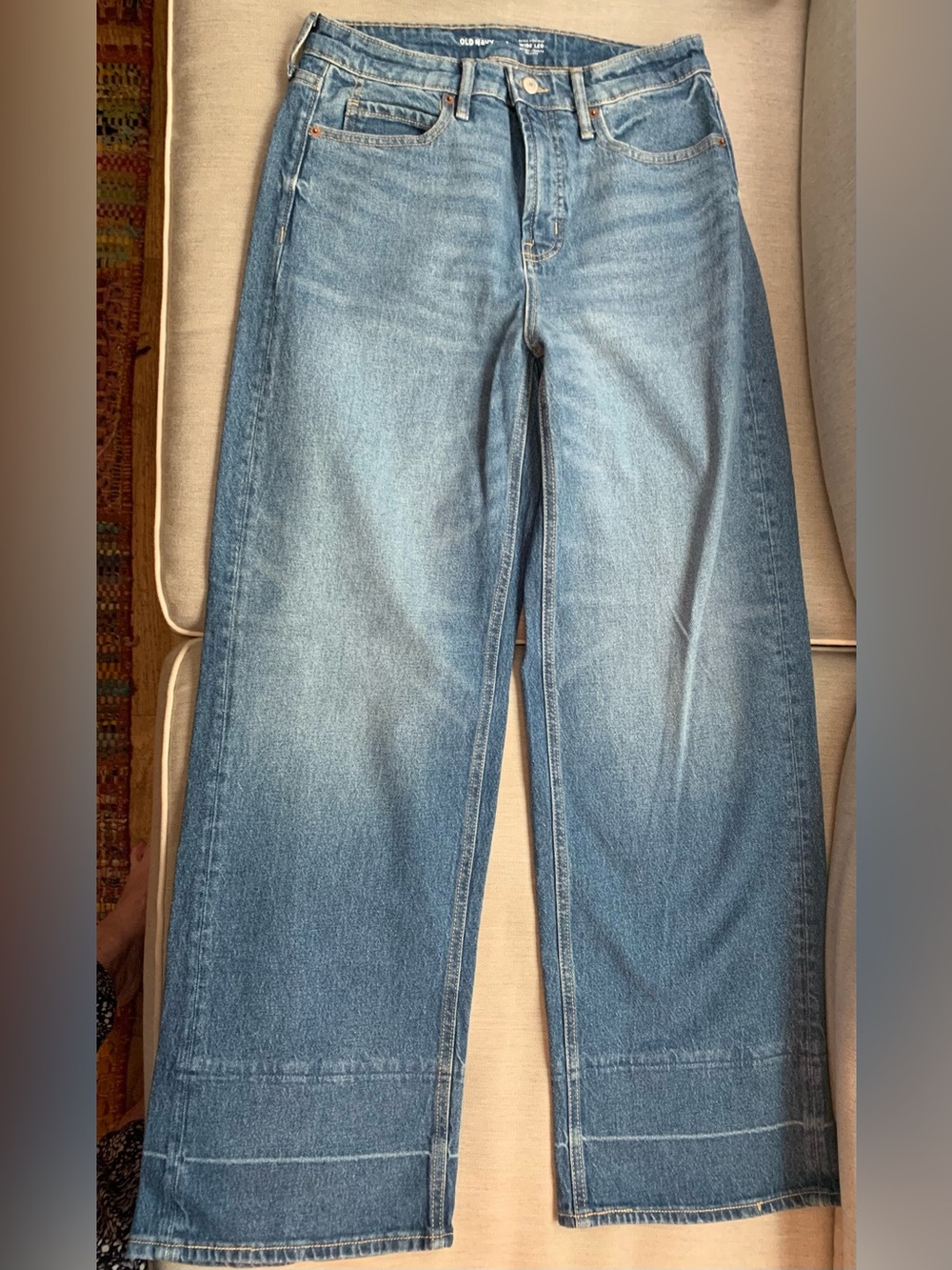 Old Navy Light Blue Wide-Leg Women's Jeans